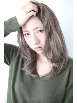 ブルーフェーセス 表参道(blue faces) 『bluefaces』プラチナグレーベージュ☆ソフトレイヤースタイル