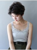 ナチュラル黒髪ショート