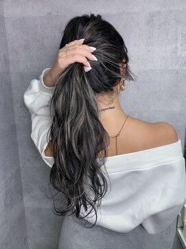 アンダーバーホワイト 天神店(_WHITE) 天神店ハイライトグレージュイルミナカラーヘルシーレイヤー