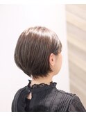 丸み×ショートボブ
