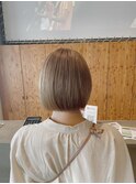 透明感× くすみベージュ××ロブヘア×前髪×ミニボブ