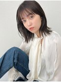 シースルーバング レイヤー セミディ