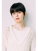 【mit吉祥寺】アッシュブラック×ナチュラルショート　髪質改善