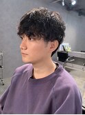 【 メンズ × ラフスパイラルパーマ 】浅野美紀
