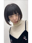ウェイトデザイン 厚めフルバングボブ