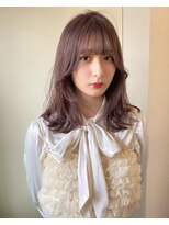 ニコフクオカヘアーメイク(NIKO Fukuoka Hair Make)&nbsp;【NIKO】暗めでも透明感たっぷりのラベンダーグレー♪