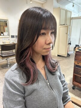 ネオリーブカップ 町田店(Neolive capu) インナーカラーカラー　ピンクNeolive capu町田店