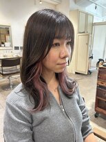 ネオリーブカップ 町田店(Neolive capu) インナーカラーカラー ピンクNeolive capu町田店