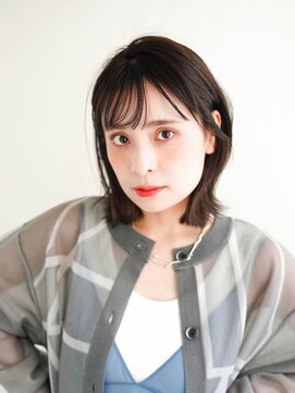 ジュール 大分(Joule) ミディアムヘア/斜めバング/グレージュカラー/大分駅