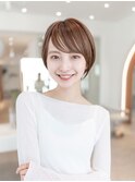 20代30代大人かわいい丸みショート似合わせカットイメチェン