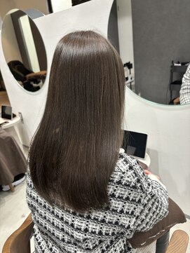 グラフ 立川(Graph.) ブリーチなしオリーブグレージュシアカラーミディアム