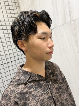 オーパスクリエ (OPUS CREER) センターパートカルマパーマ×ハイライト！！