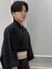 メンズ浴衣着付&ヘアセット　5500円