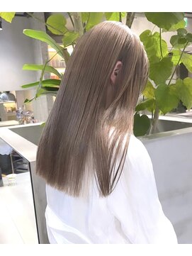 サンクプロジェクト(cinq PROJECT) ミルクティーベージュハイトーンカラーダブルカラーレイヤー韓国