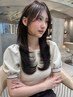 前髪+顔まわりカット+コテ巻き￥3300【仙台/仙台駅/韓国/前髪/髪質改善】