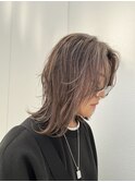 くびれヘア オリーブベージュ ハイライト 清水仰士