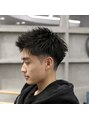クワトロ オム 大阪梅田(QUATTRO HOMME) 王道アップバング男の短髪といったらこれ一択!