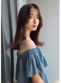 vlow表参道  ヨシンモリ　流れるレイヤー　髪質改善　韓国　長屋