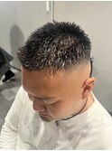 サーフカール/スパイキーショート/ブルーブラック/柏