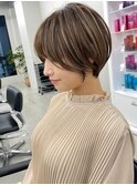 ハイライトバレイヤージュダブルカラーケアブリーチ30代40代