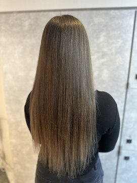 ガルボヘアー 心斎橋店(garbohair) プルエクステ/オリーブグレージュ/ケアブリーチ/心斎橋エクステ