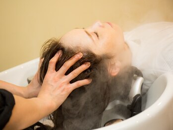 テラスヘア 三条(TERRACEhair)の写真/髪の健康は頭皮から！リピーター続出のヘッドスパで頭皮ケアを楽しみながら美しい髪を手に入れよう♪