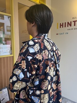 ヒントステーション フォーメンズ(HINTSTATION for Men's) 〈浅草 半個室〉毛流れショート/ナチュラルハイライト