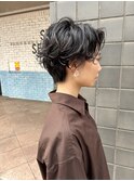 【RYOHEI】ニュアンスパーマ_ショートパーマ_コテ巻き風パーマ