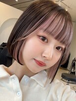 ロンドヴァリー 渋谷店(Lond vallee)&nbsp;インナーカラーフェイスフレーミングピンク