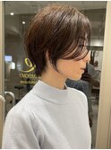 ♪ヘアドネーションボブハンサムショートカット上手い錦糸町ケア
