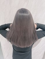 リー 枚方(Lee)&nbsp;店長今里☆ブリーチしてもツヤツヤグレー☆