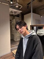 メンズココ メンズパーマ 韓国ヘア 日本橋店(MENS COCO)&nbsp;ニュアンスシースルーセンターパート