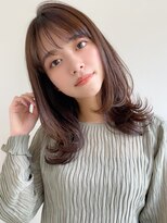 トゥーナ 表参道(tona) ロングレイヤー、外ハネボブ、グレージュ、脱白髪染め☆