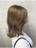 乾かすだけでまとまる◎ミルクティーグレージュ×髪質改善