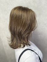 ロックス ヘアー ギャラリー(Rocks hair gallery)&nbsp;乾かすだけでまとまる◎ミルクティーグレージュ×髪質改善