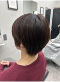 ミルクティーブロンド/ダークブルー/鎌取/市川いづみ
