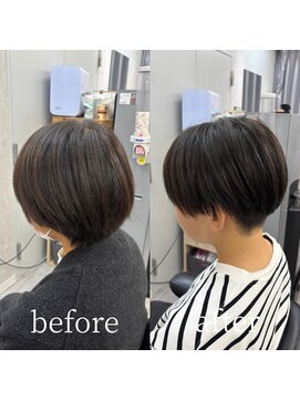 ヘアサロン ドットプラス 町田店(dot. plus) 刈り上げショート/大人ショート/くびれショート/町田/町田駅