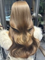 ミンクス 銀座店(MINX)&nbsp;髪質改善カラーで作るヘーゼルベージュ