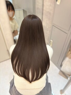 エヌ 大阪梅田茶屋町(enu) 髪質改善×ナチュラルブラウン
