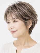 タヤ 府中店(TAYA)&nbsp;白髪ぼかしハイライト×大人美人ショート