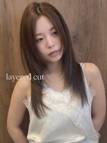 ケーツー 谷町(K-two)&nbsp;透明感ベージュ＊お顔周りレイヤー＊