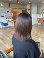 ヘアーブランドジン ティアラ(HAIR BRAND Jin Tiara)&nbsp;酸性ストレート×ぱつっとカット【松山美容室】