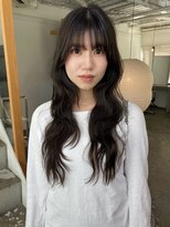 カシェ ナカザキ(CACHE NAKAZAKI) ミントグレージュ/レイヤーカット/ミントカラー