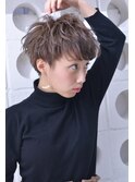 [buzz-Hair make] ショート（ミルクティーベージュ）