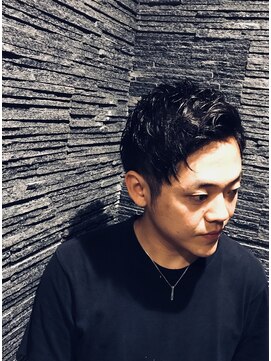 プレミアムバーバー 赤坂店(PREMIUM BARBER produce by HIRO GINZA) ナチュラルショートパーマスタイル