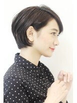【30代40代50代】　前下りショートボブ