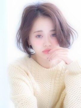 アイビー(Ivy) 髪質改善ストカールで柔らかワンカールボブ