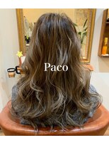 ヘアーズファクトリー パコ(Hair's factory Paco) バレイヤージュカラー