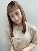 【GARDEN武田美奈】透明感たっぷりミルクティーカラー