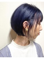 エイト プラット 渋谷2号店(EIGHT plat)&nbsp;【EIGHTplat渋谷】デザインカラー_切りっぱなしボブ